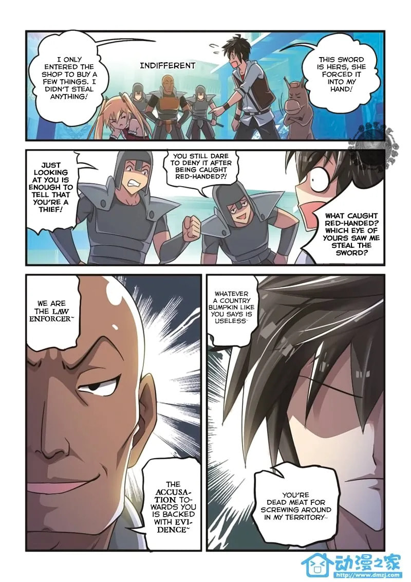 The Demon King, The Brave Knight and The Sacred Sword Temple Chapter 3.2 page 7 - 