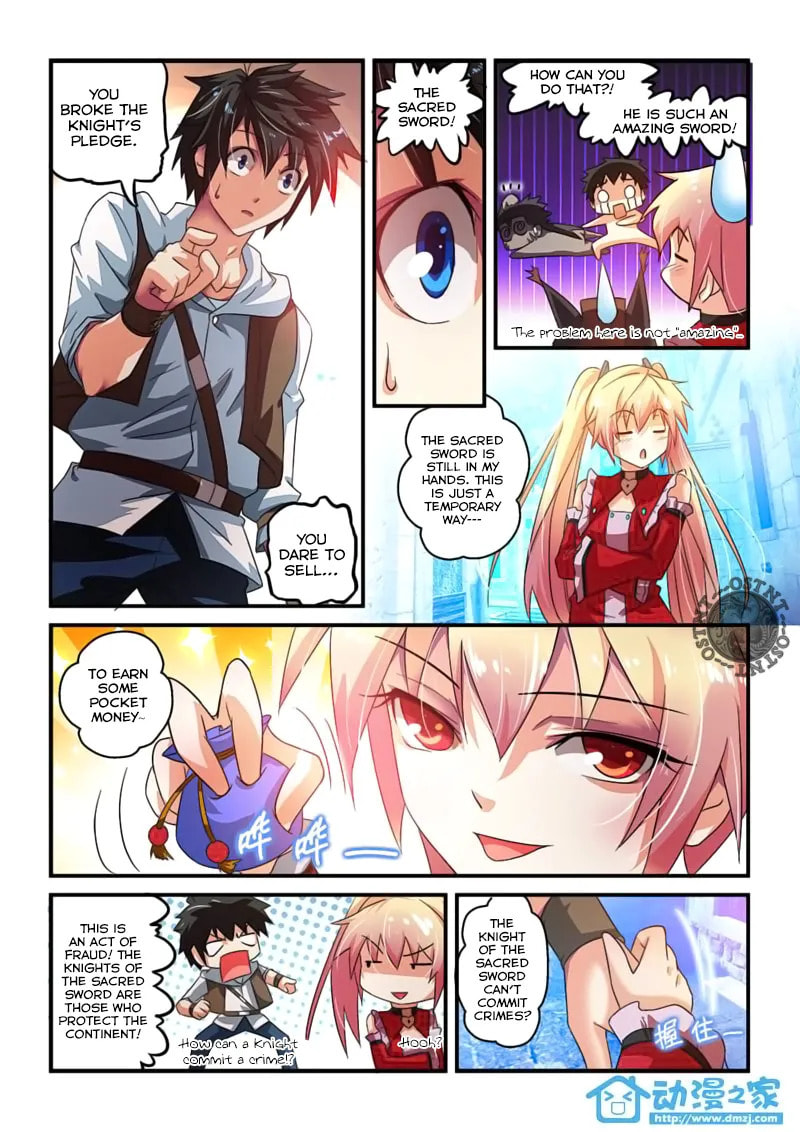 The Demon King, The Brave Knight and The Sacred Sword Temple Chapter 4.2 page 9 - 