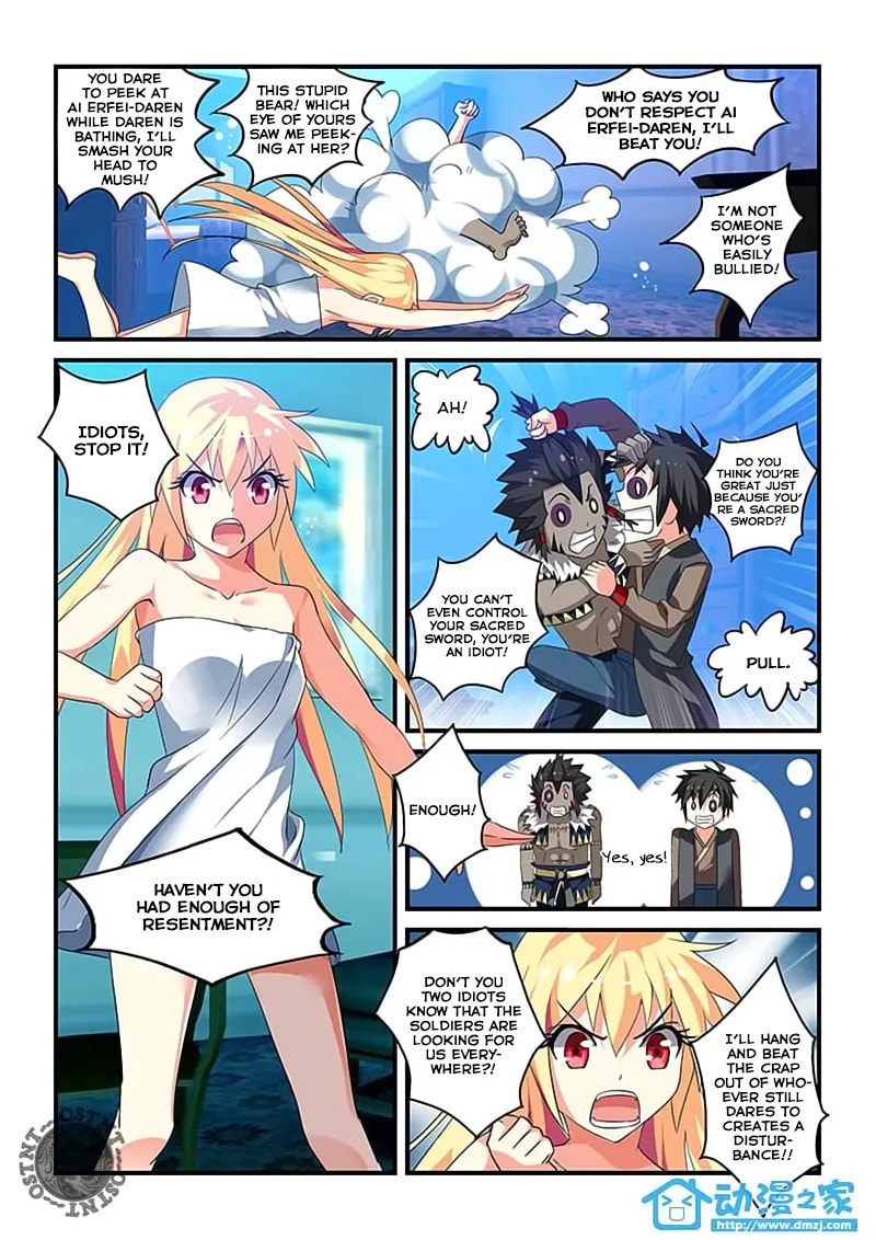 The Demon King, The Brave Knight and The Sacred Sword Temple Chapter 6.2 page 9 - 