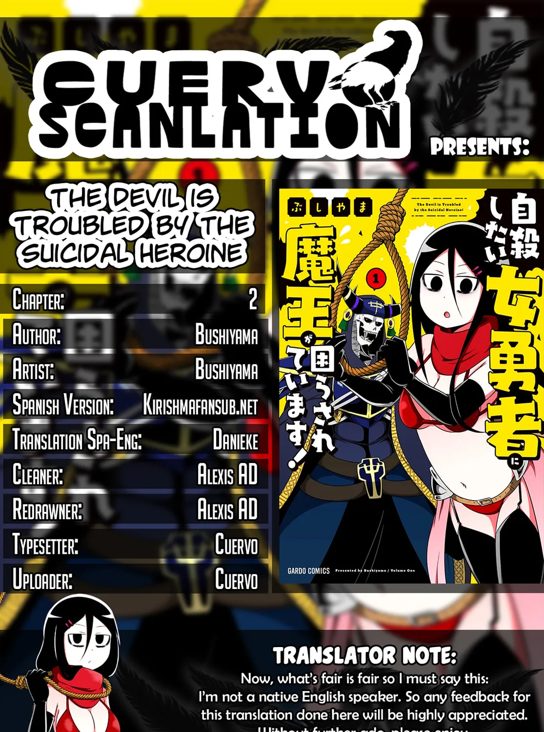 The Devil Is Troubled by the Suicidal Heroine! Chapter 2 page 1 - 