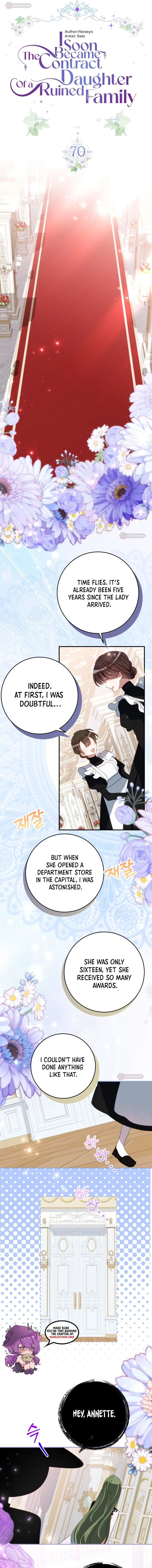 The Doomed House's Contract Daughter Chapter 70 page 6 - 