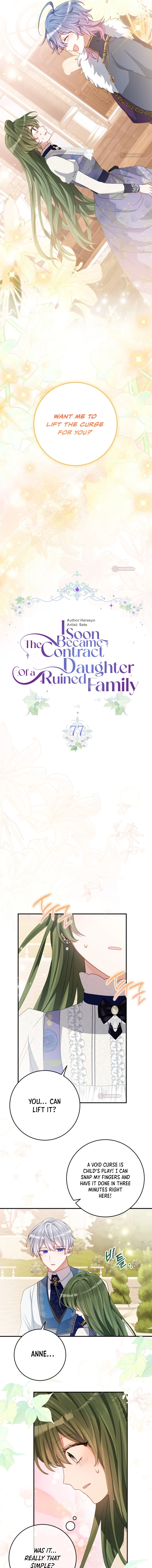 The Doomed House's Contract Daughter Chapter 77 page 6 - 