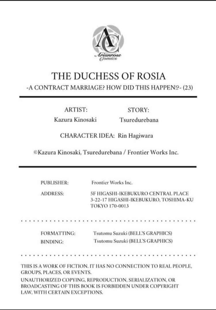 The Duchess Of Rosia -A Contract Marriage? How Did This Happen!?- Chapter 23 page 26 - 