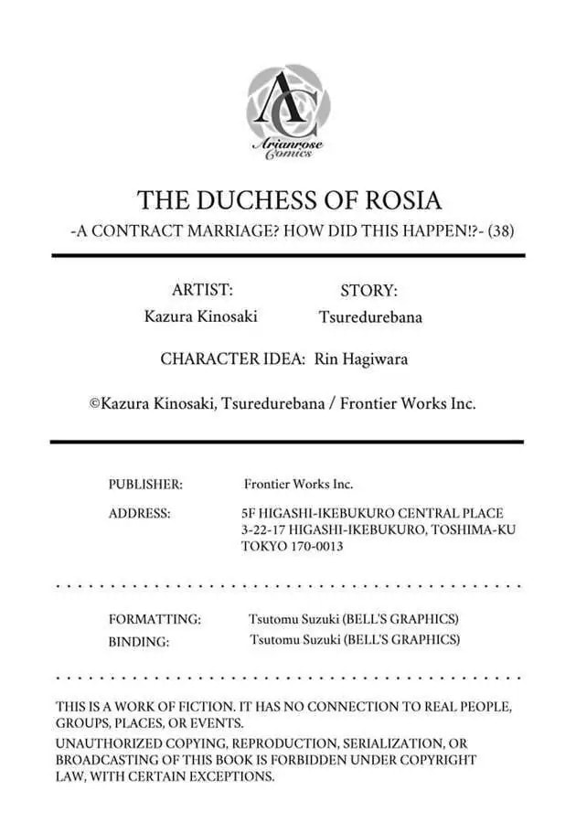 The Duchess Of Rosia -A Contract Marriage? How Did This Happen!?- Chapter 38 page 27 - 