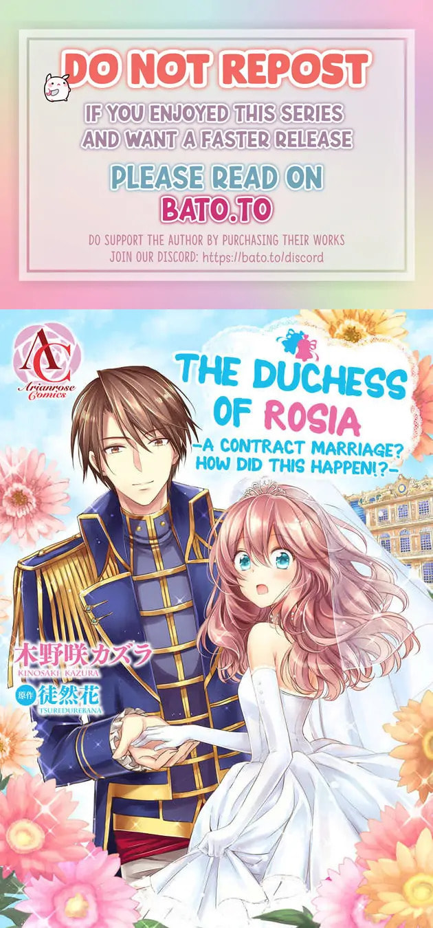 The Duchess Of Rosia -A Contract Marriage? How Did This Happen!?- Chapter 44 page 1 - 