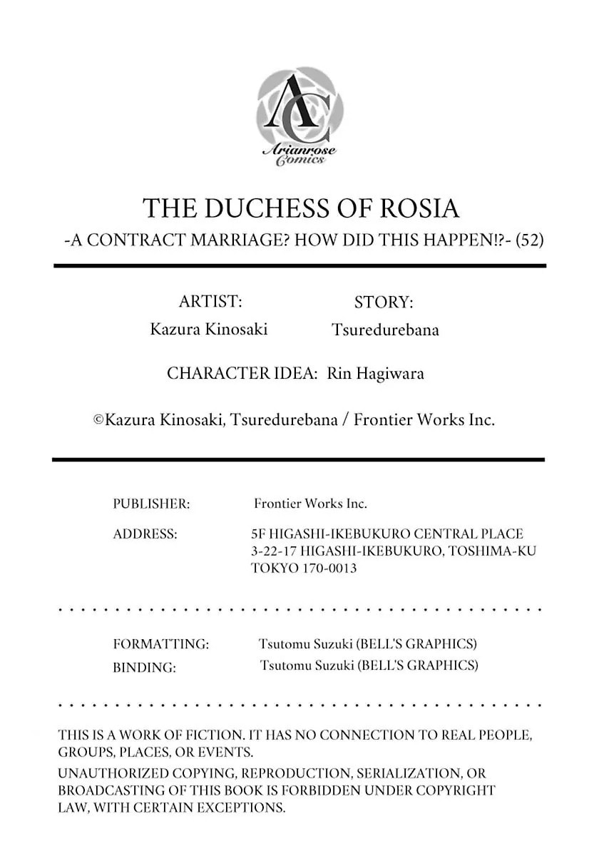 The Duchess Of Rosia -A Contract Marriage? How Did This Happen!?- Chapter 52 page 27 - 