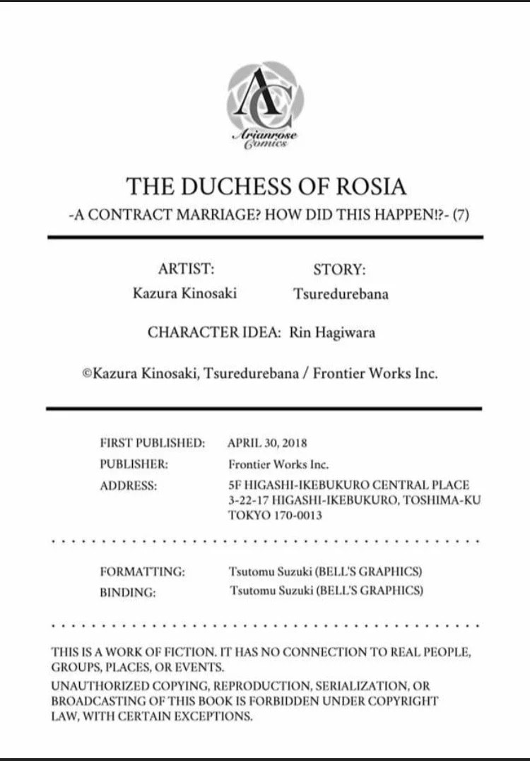 The Duchess Of Rosia -A Contract Marriage? How Did This Happen!?- Chapter 7 page 26 - 