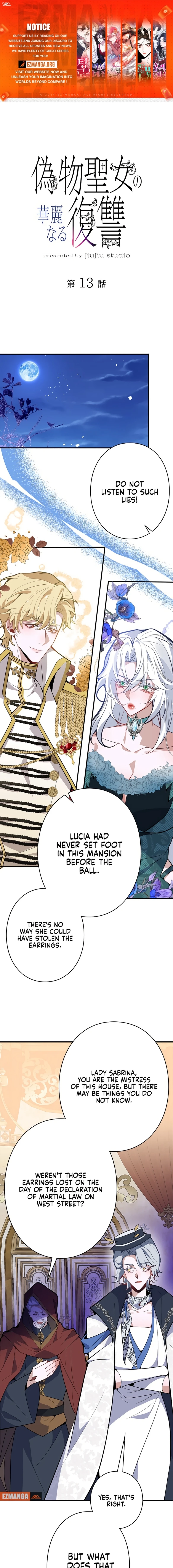 The Fake Saintess's Splendid Revenge Chapter 13 page 1 - 