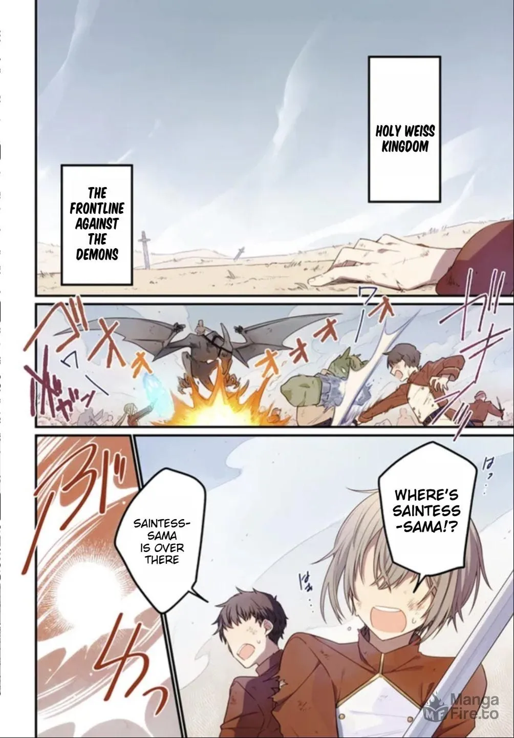 The Fallen Saint Dances in Vortex of War Chapter 1 page 3 - 