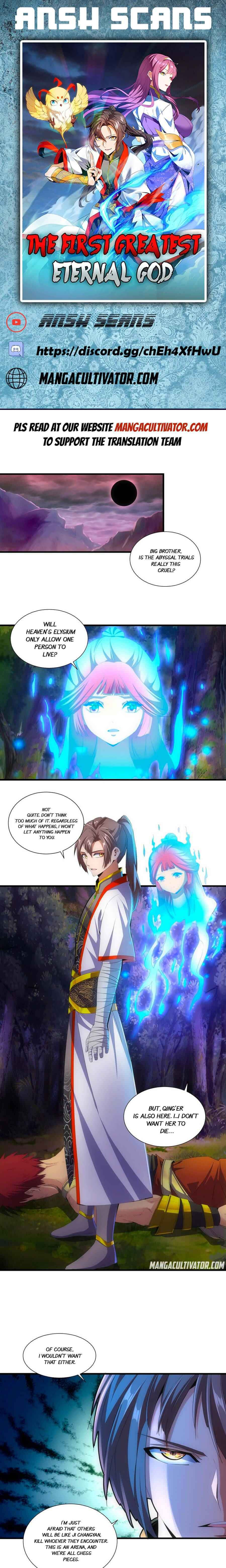 The First Greatest Eternal God (Colored) Chapter 43 page 1 - 