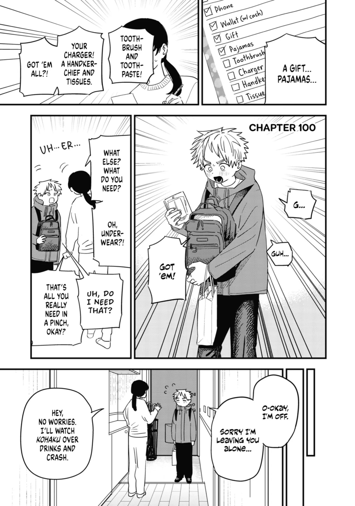 The Girl I Like Forgot Her Glasses Chapter 100 page 1 - 