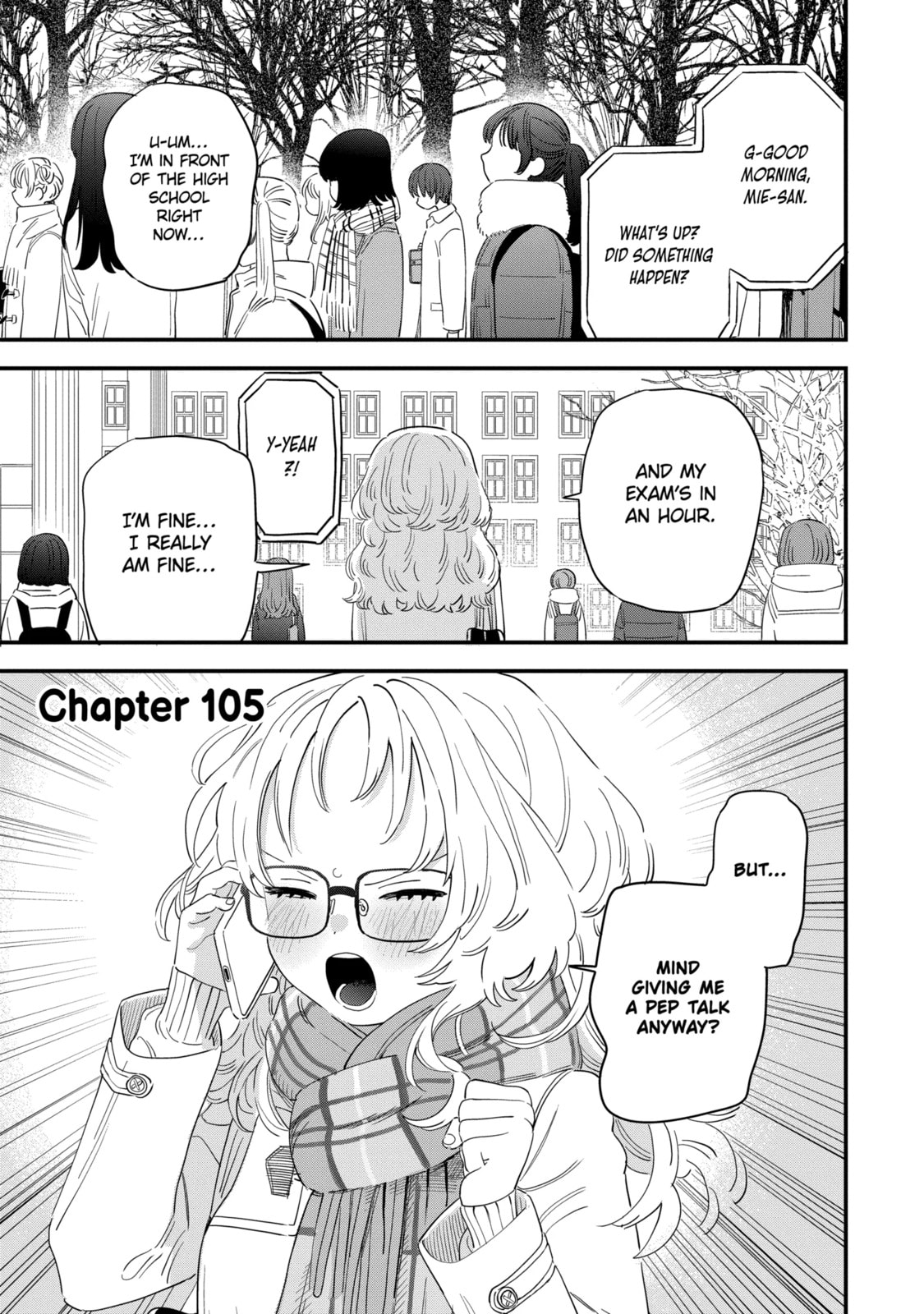 The Girl I Like Forgot Her Glasses Chapter 105.1 page 1 - 