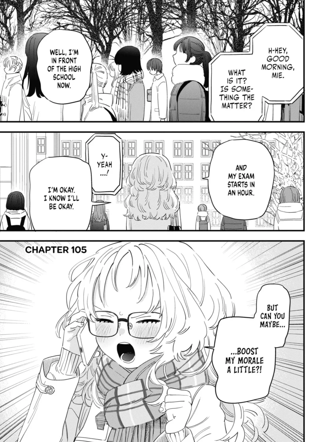 The Girl I Like Forgot Her Glasses Chapter 105 page 1 - 