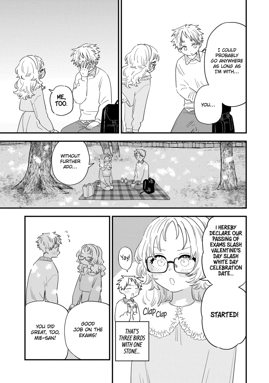 The Girl I Like Forgot Her Glasses Chapter 106.1 page 3 - 