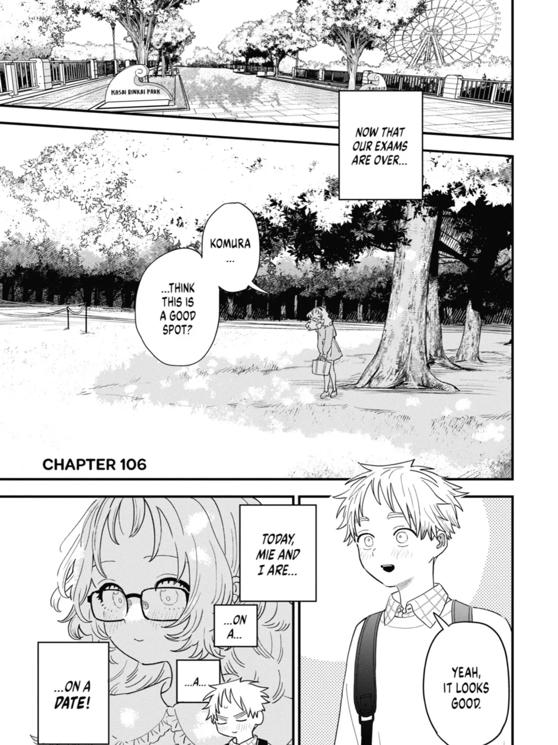 The Girl I Like Forgot Her Glasses Chapter 106 page 1 - 