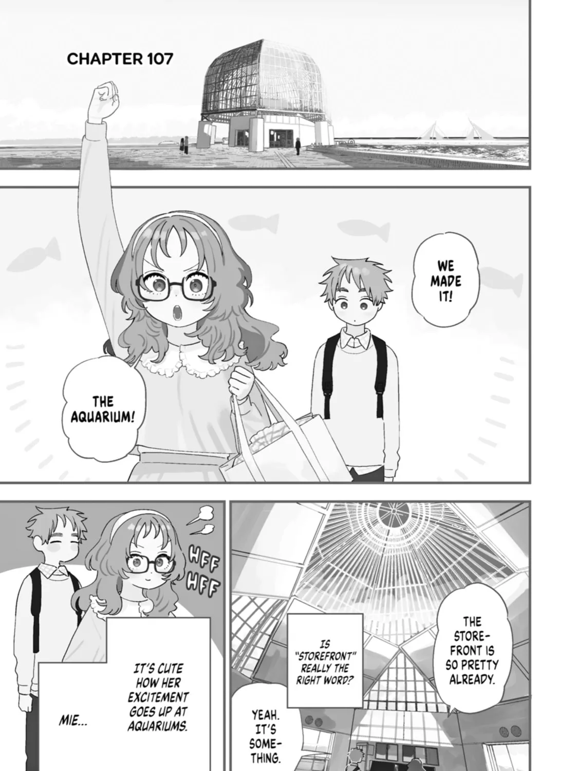 The Girl I Like Forgot Her Glasses Chapter 107 page 1 - 
