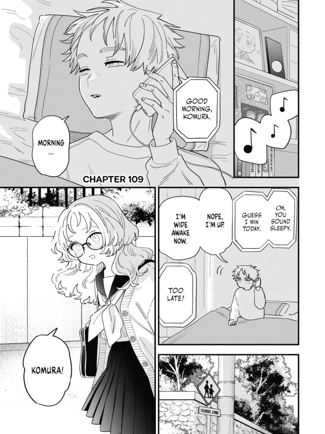The Girl I Like Forgot Her Glasses Chapter 109 page 1 - 