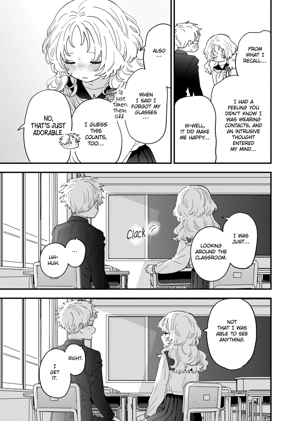 The Girl I Like Forgot Her Glasses Chapter 110.2 page 3 - 