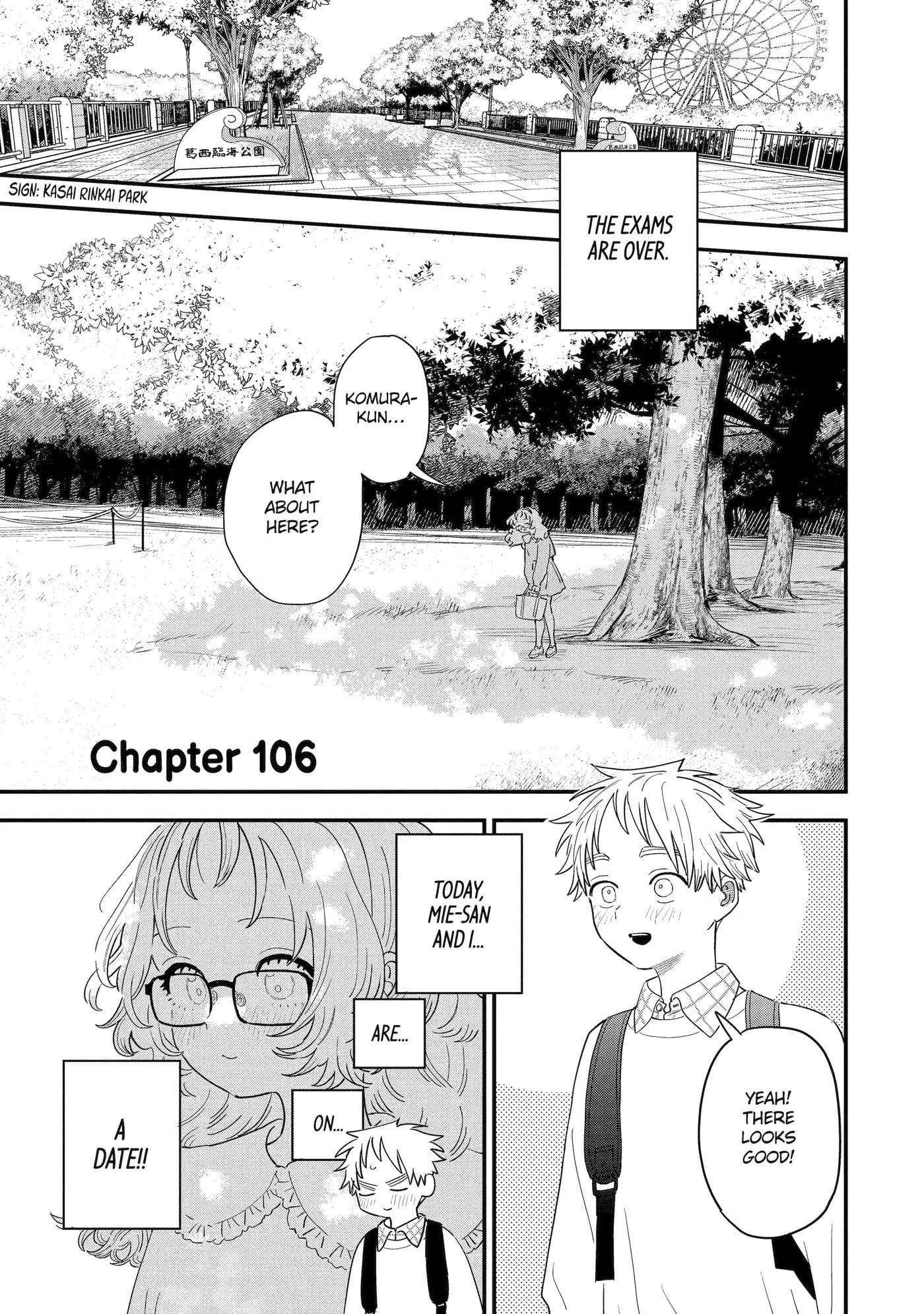 The Girl I Like Forgot Her Glasses Chapter 112 page 1 - 