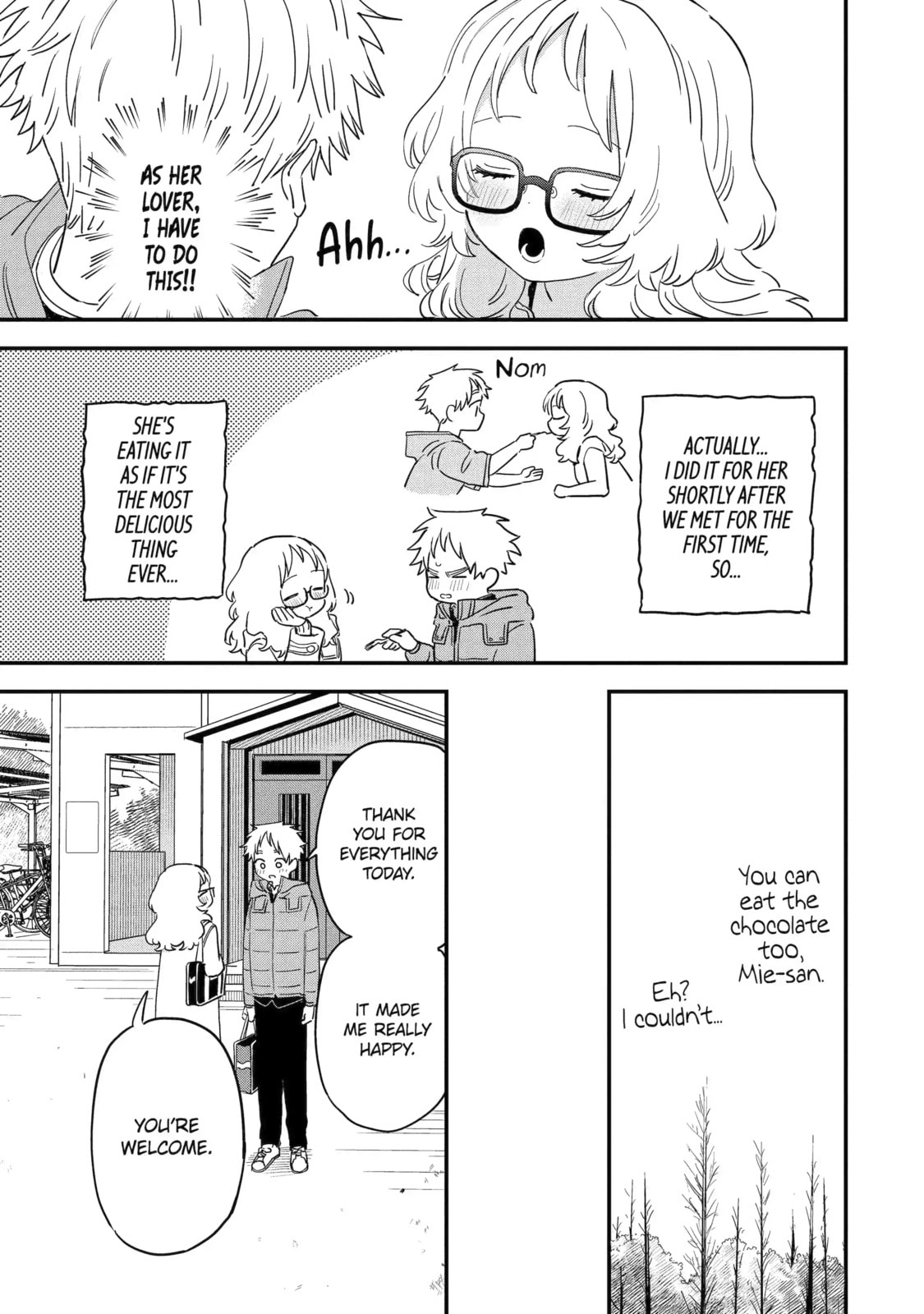 The Girl I Like Forgot Her Glasses Chapter 96.2 page 4 - 