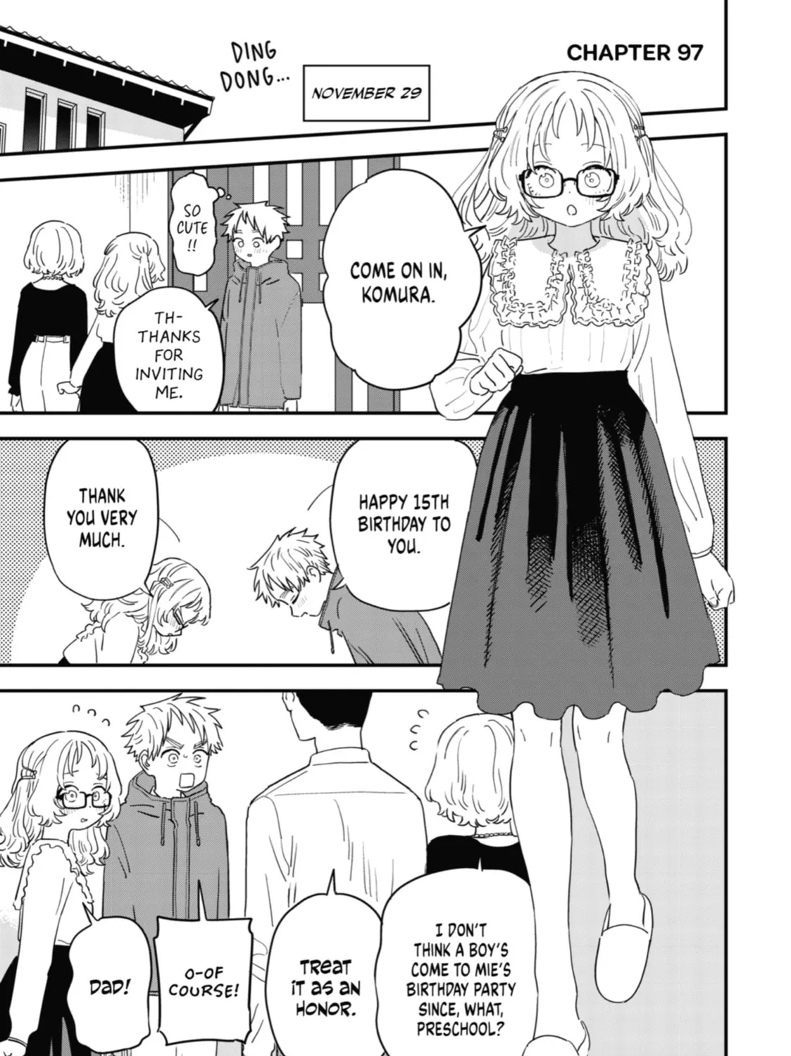 The Girl I Like Forgot Her Glasses Chapter 97 page 1 - 