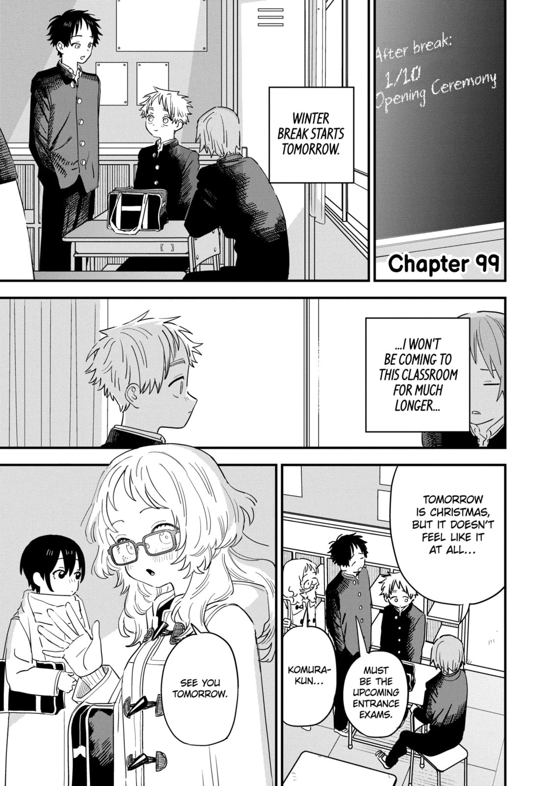 The Girl I Like Forgot Her Glasses Chapter 99.1 page 1 - 
