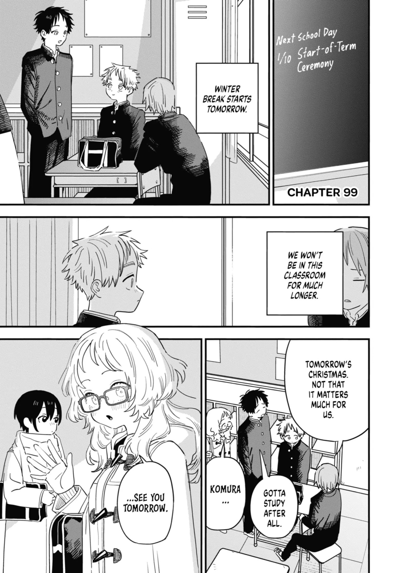The Girl I Like Forgot Her Glasses Chapter 99 page 1 - 