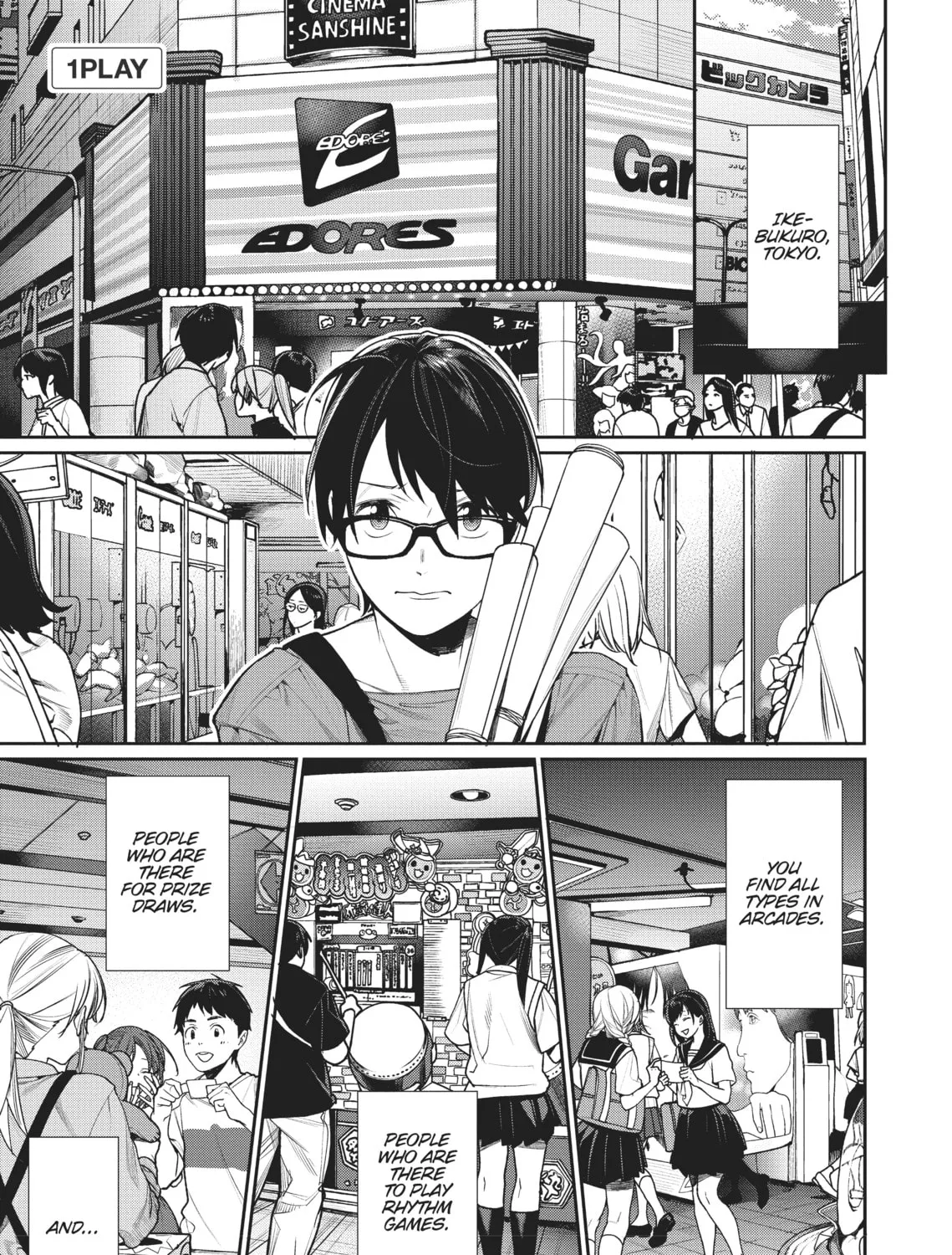 The Girl in the Arcade Chapter 1 page 1 - 
