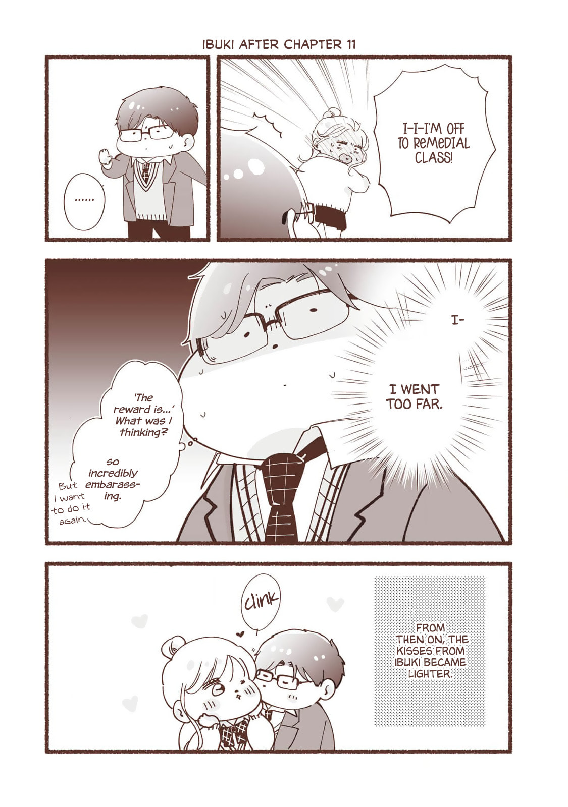 The Glasses Boy and His Glasses-Fetish Girlfriend Chapter 20.5 page 4 - 