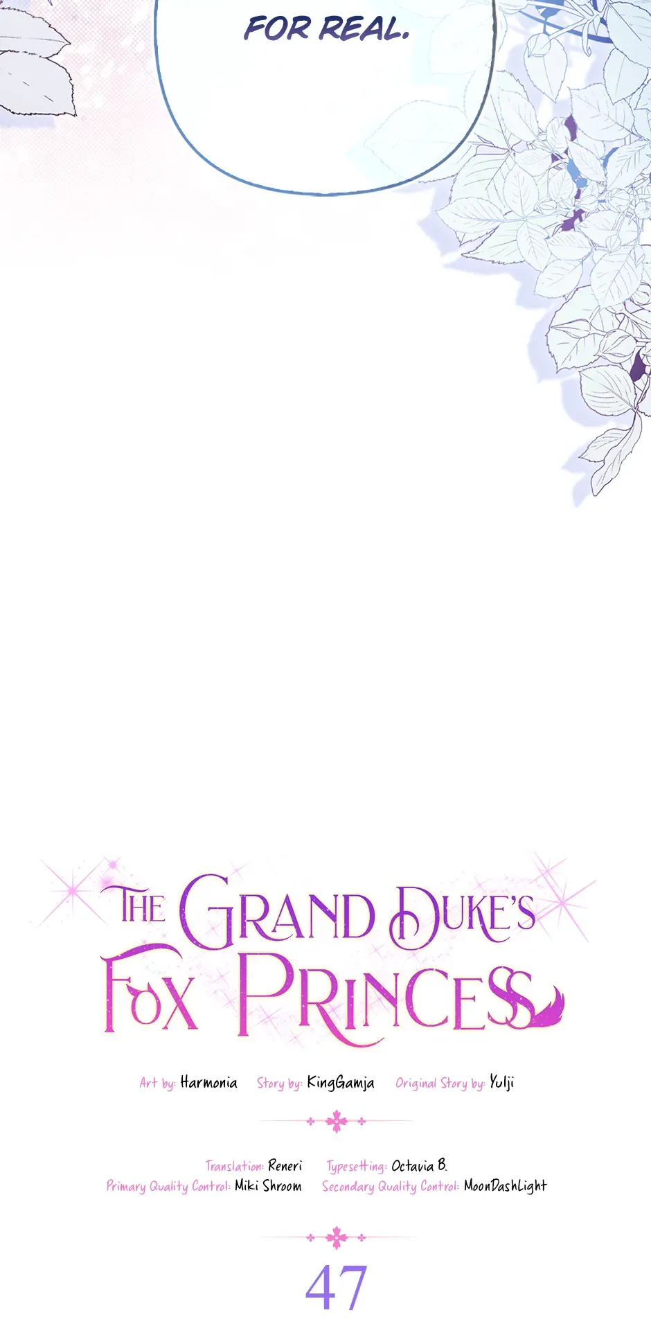 The Grand Duke's Fox Princess Chapter 47 page 20 - 