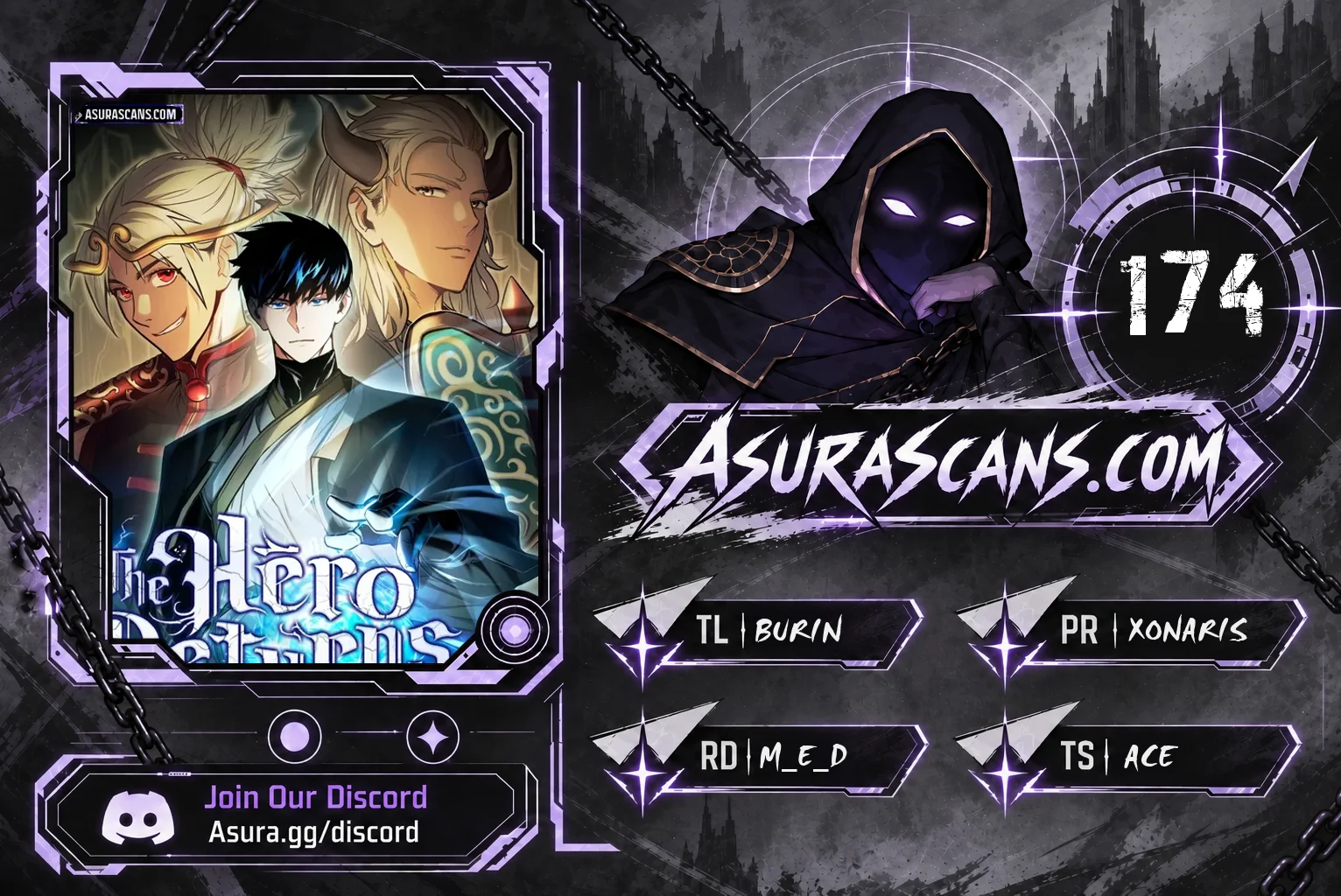 The Hero Returns Chapter 174.1 page 1 - 