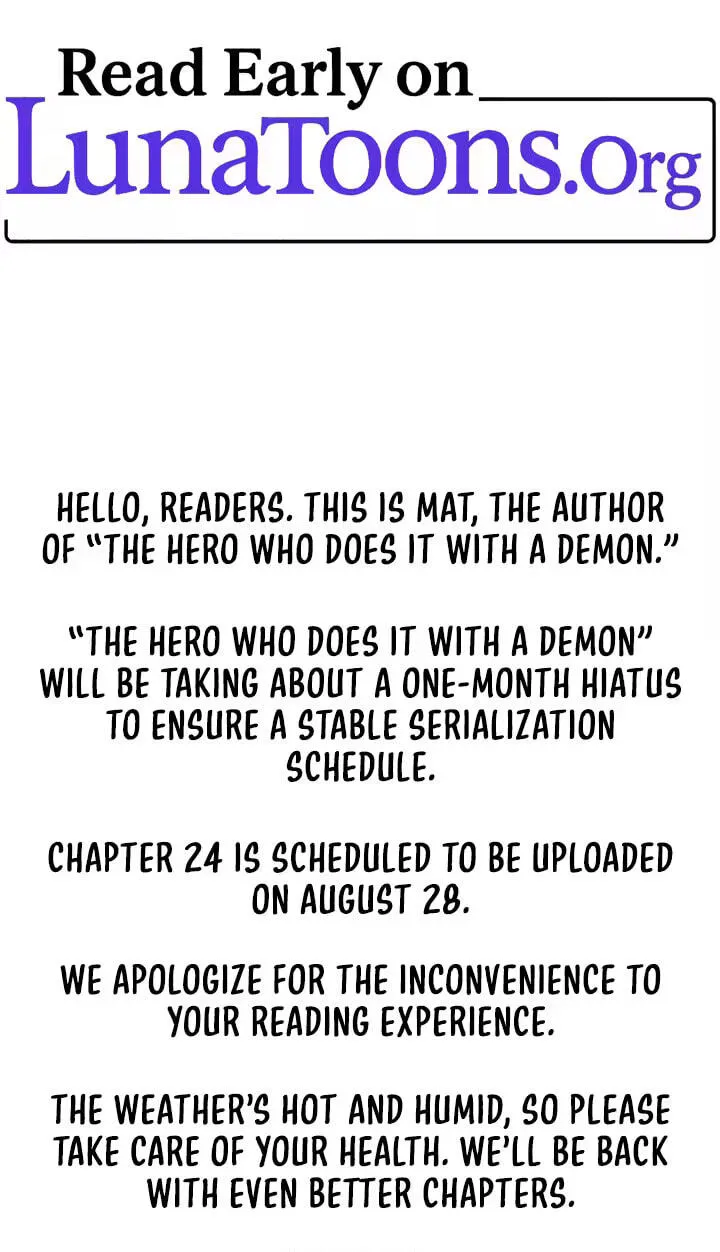 The Hero Who Does It with the Demon Race Chapter 23.5 page 1 - 
