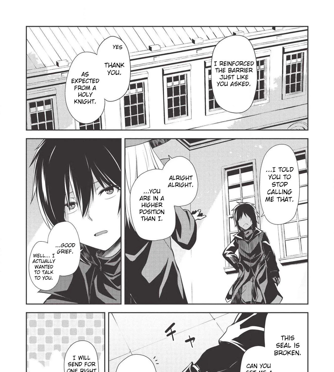 The holy knight's dark road Chapter 4 page 3 - 