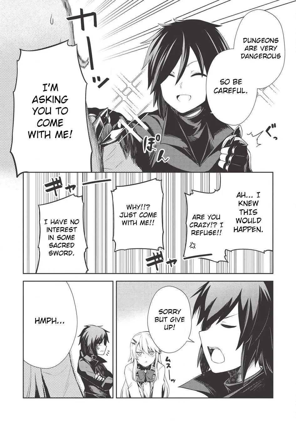 The holy knight's dark road Chapter 6 page 4 - 