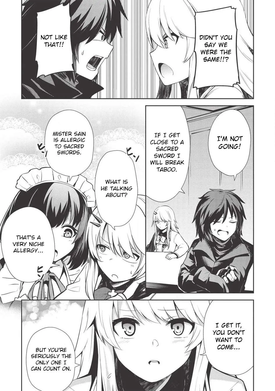 The holy knight's dark road Chapter 6 page 7 - 
