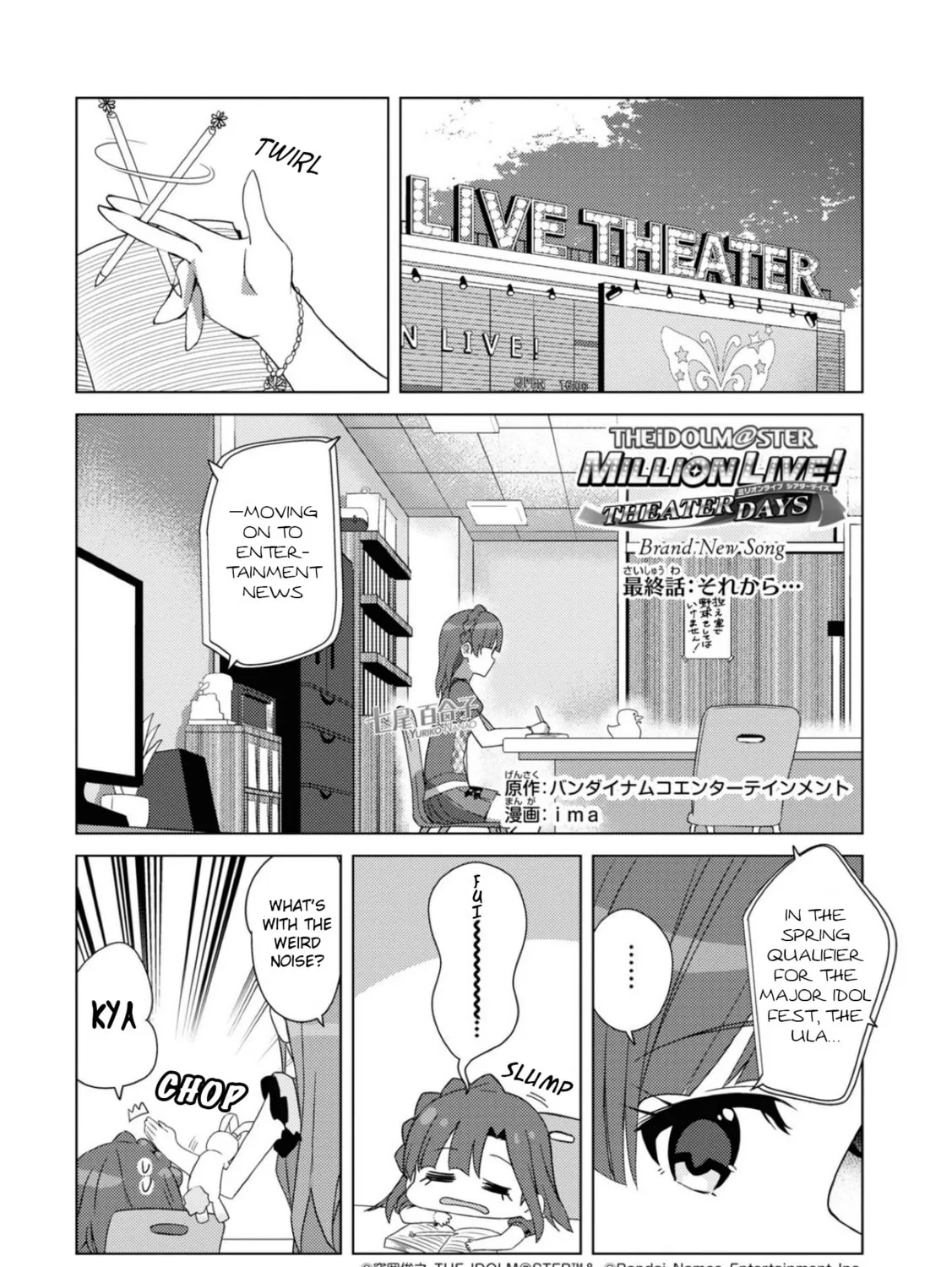The iDOLM@STER Million Live!: Theater Days - Brand New Song Chapter 31 page 1 - 