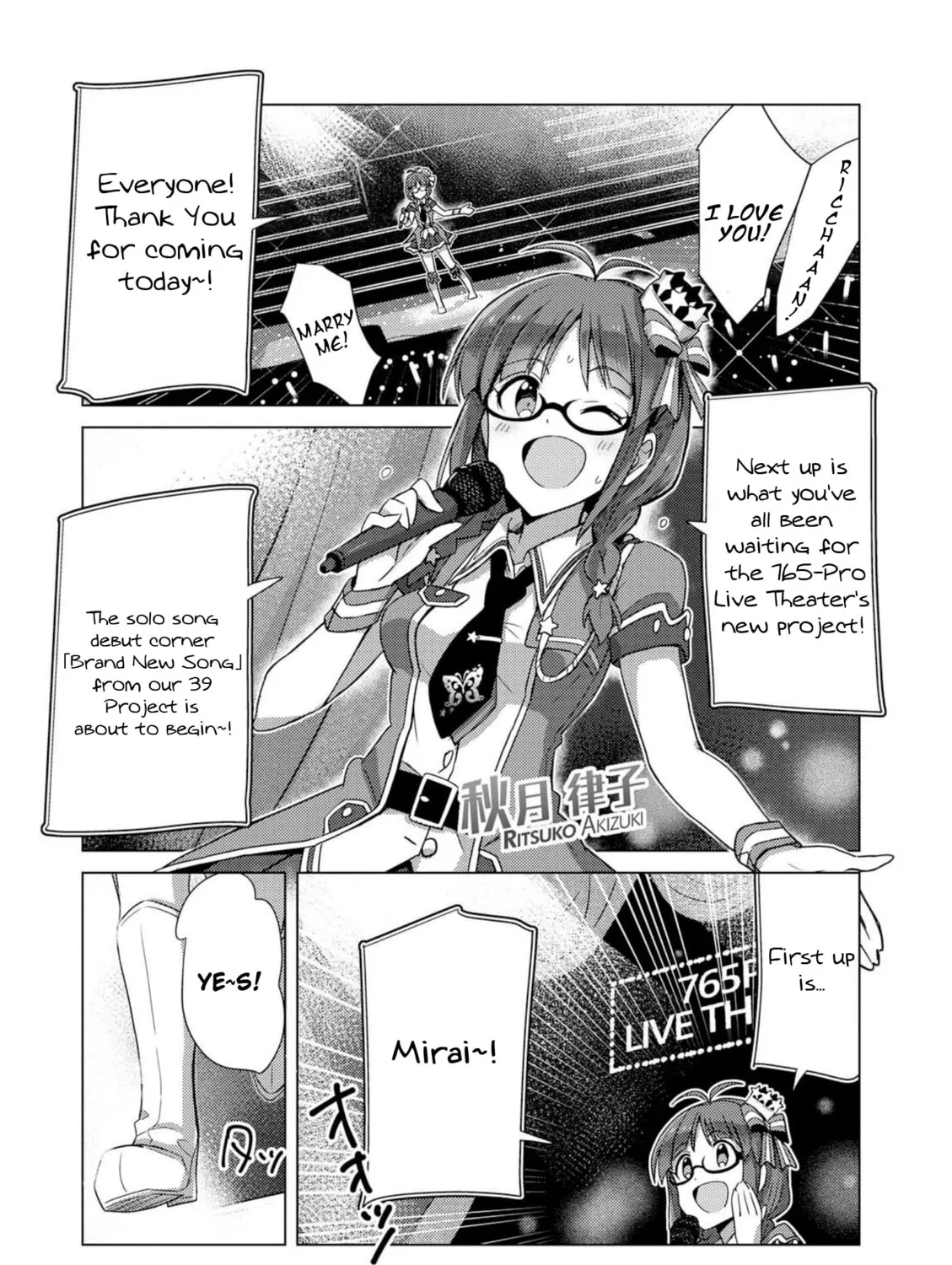 The iDOLM@STER Million Live!: Theater Days - Brand New Song Chapter 5 page 1 - 