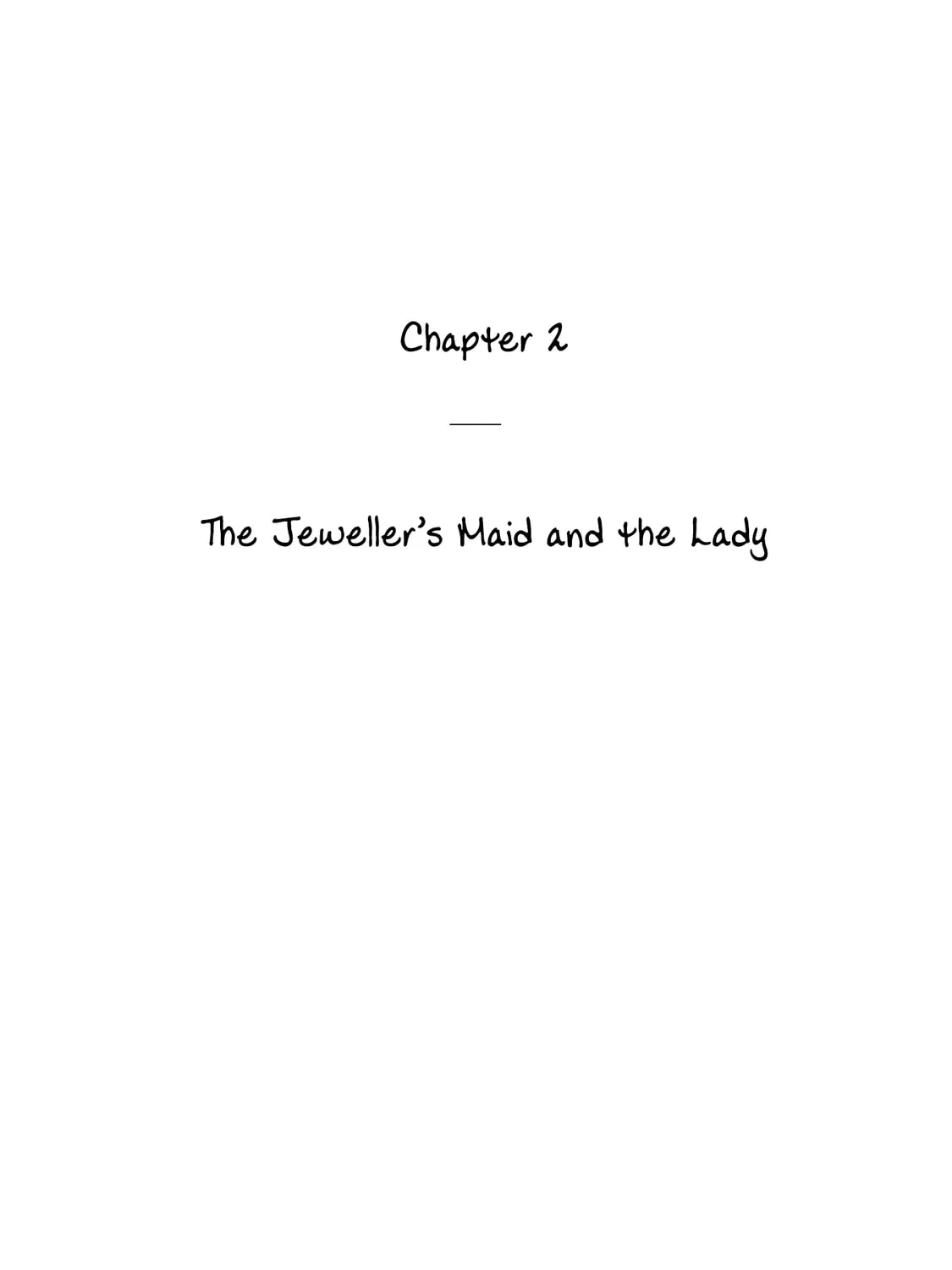 The Jeweler's Maid Chapter 2 page 1 - 