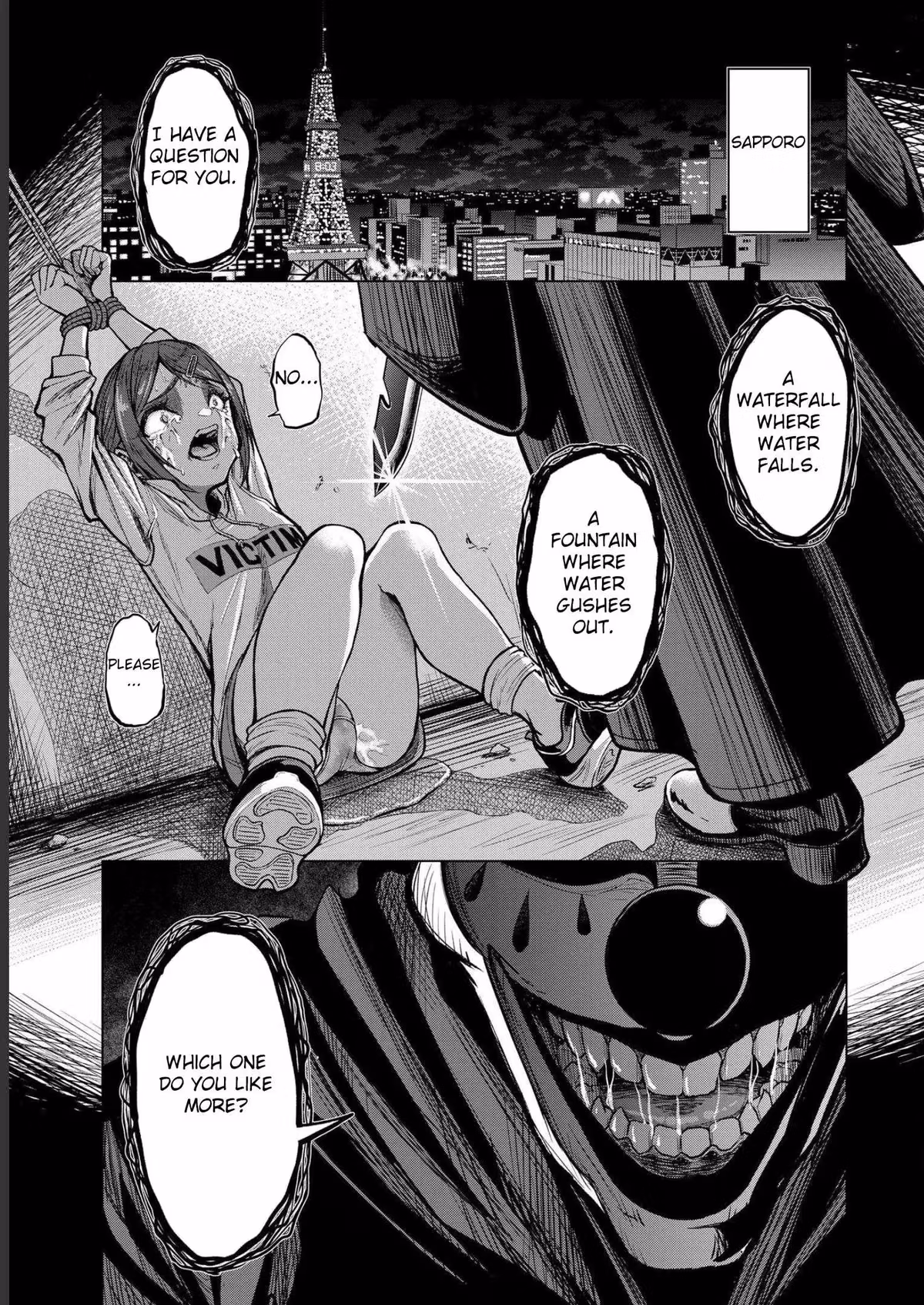 The Killer Clown's Questions Chapter 1 page 1 - 