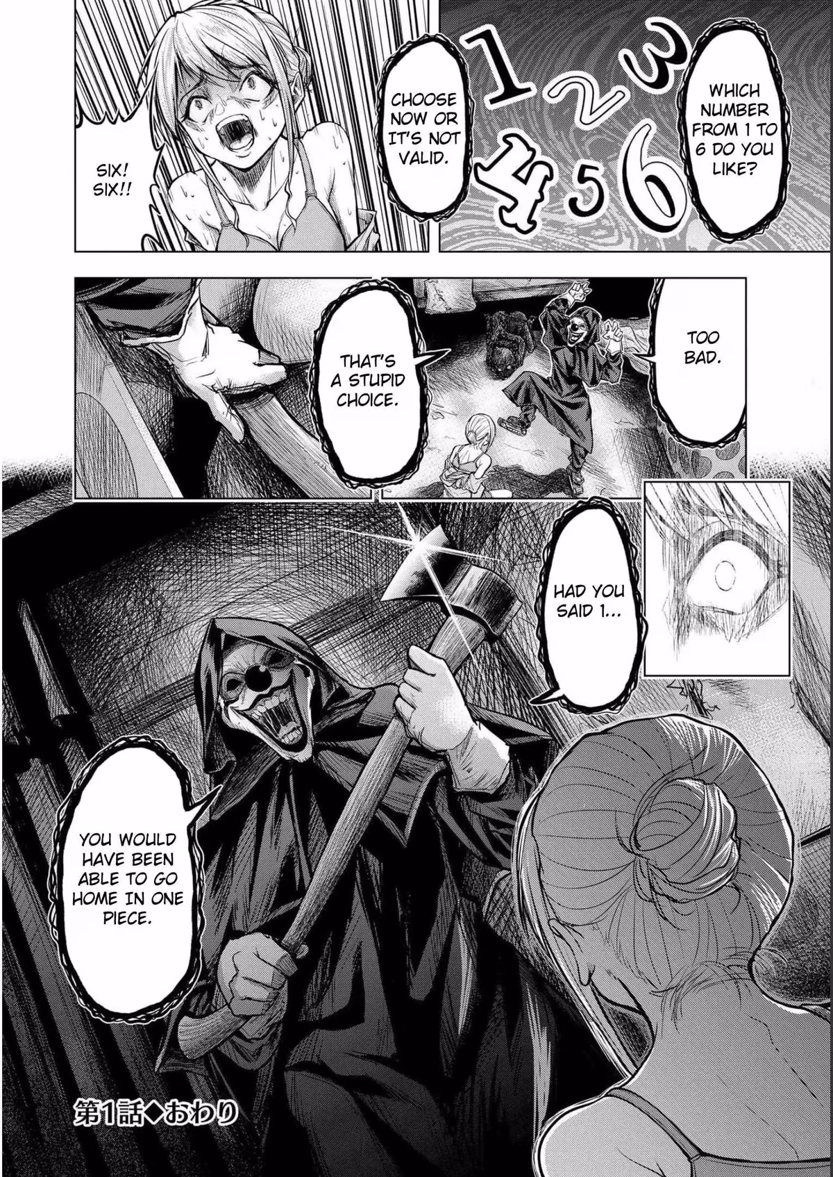 The Killer Clown's Questions Chapter 1 page 32 - 