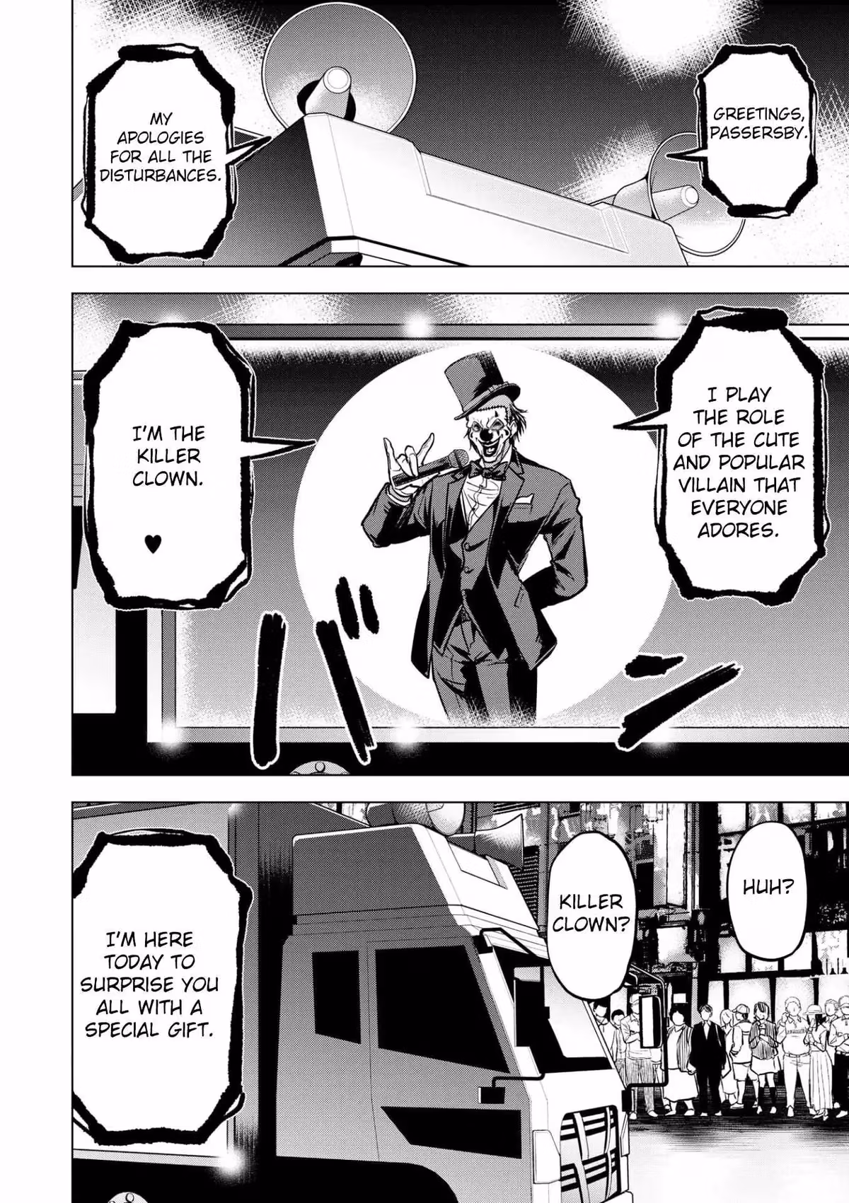The Killer Clown's Questions Chapter 16 page 6 - 