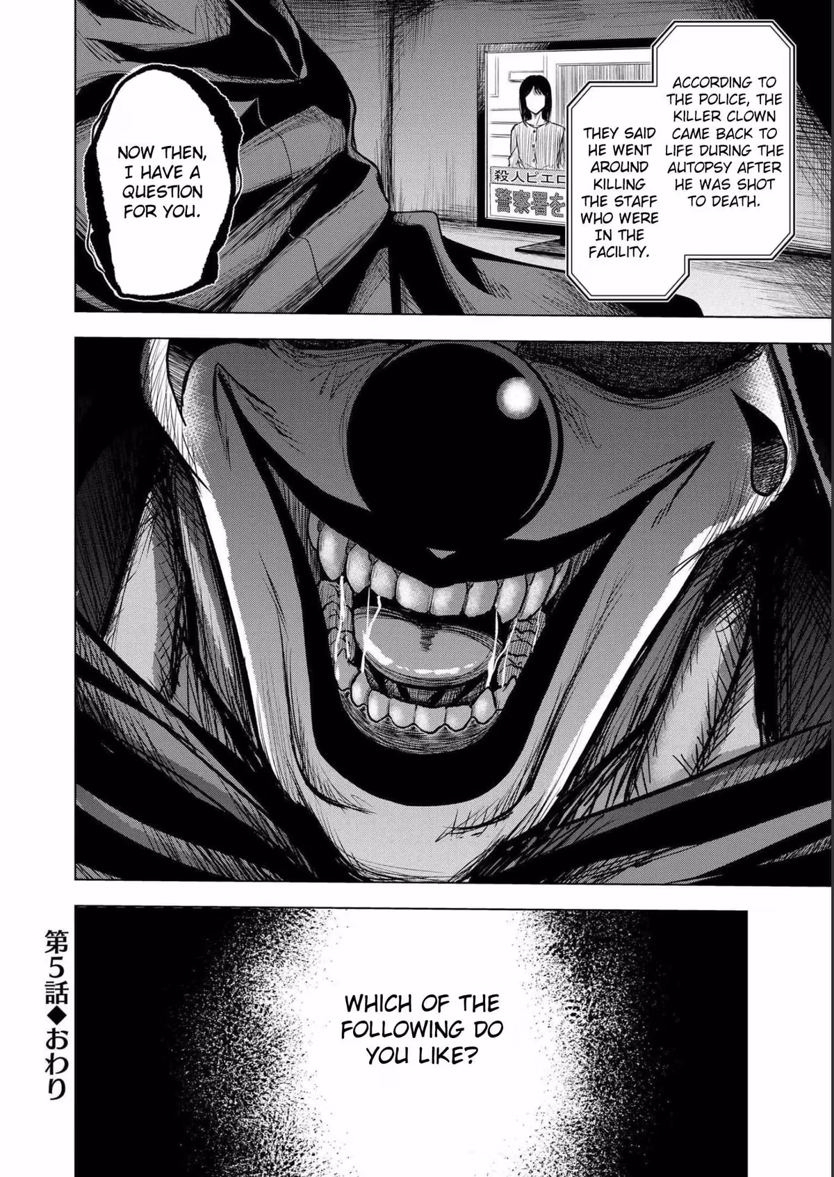 The Killer Clown's Questions Chapter 5 page 26 - 