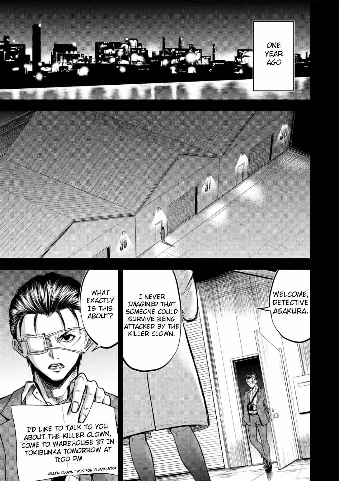 The Killer Clown's Questions Chapter 7 page 1 - 