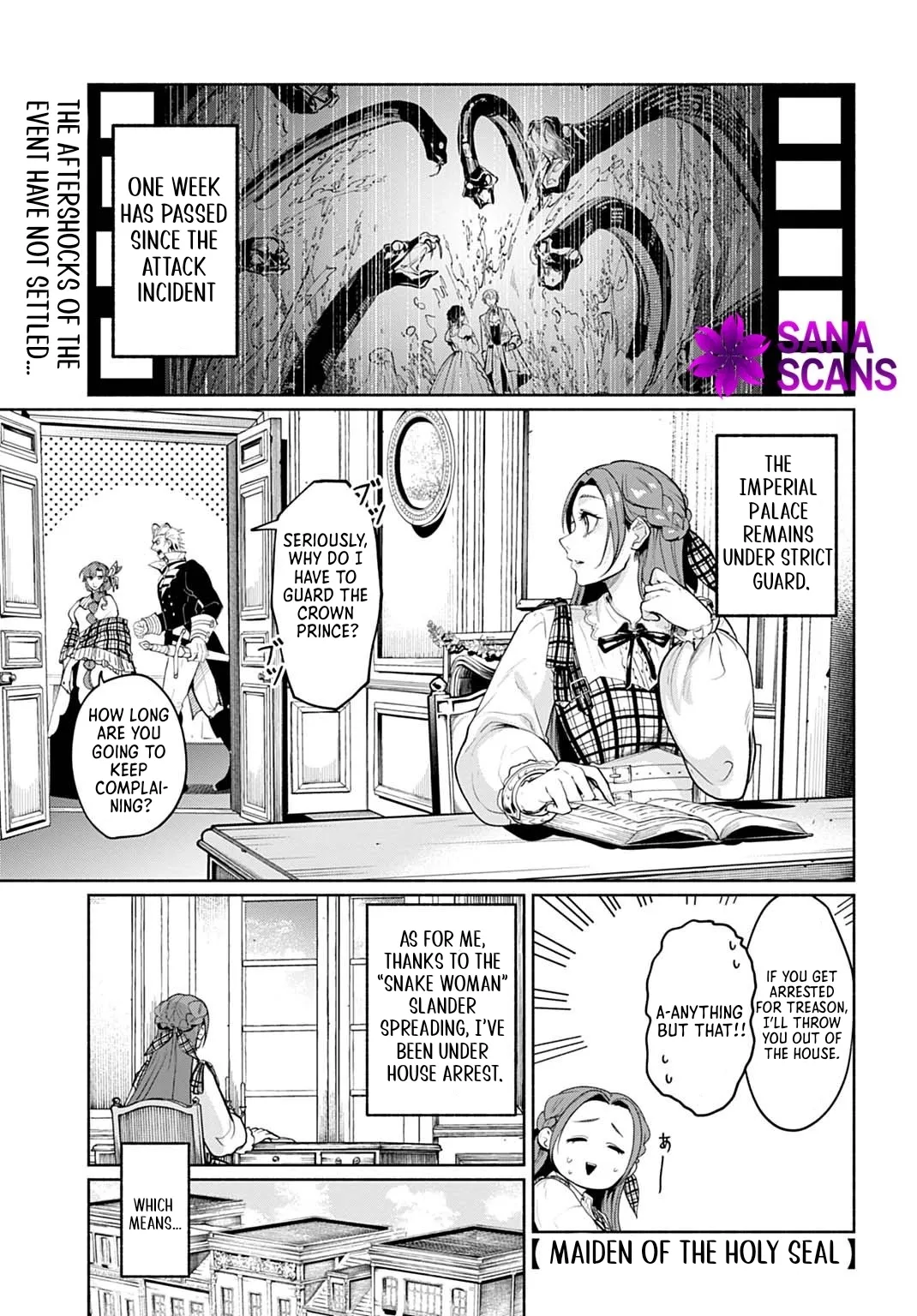 The Maiden of the Sacred Seal — The Marquis’s Daughter Aims to Be a High Healer Chapter 6 page 1 - 
