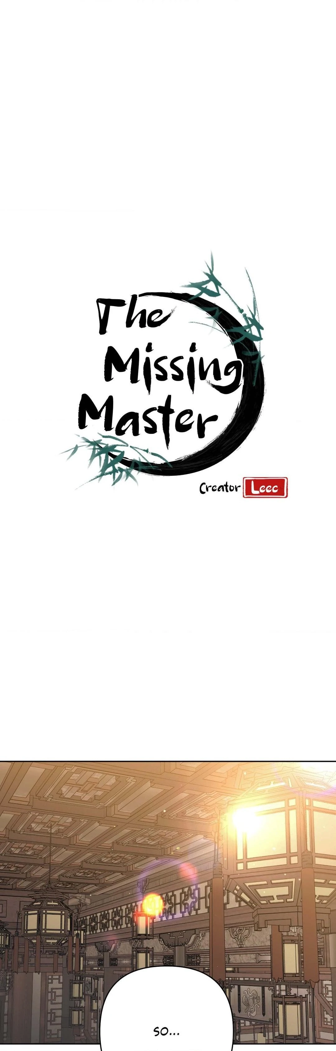 The Missing Master Chapter 23 page 1 - 