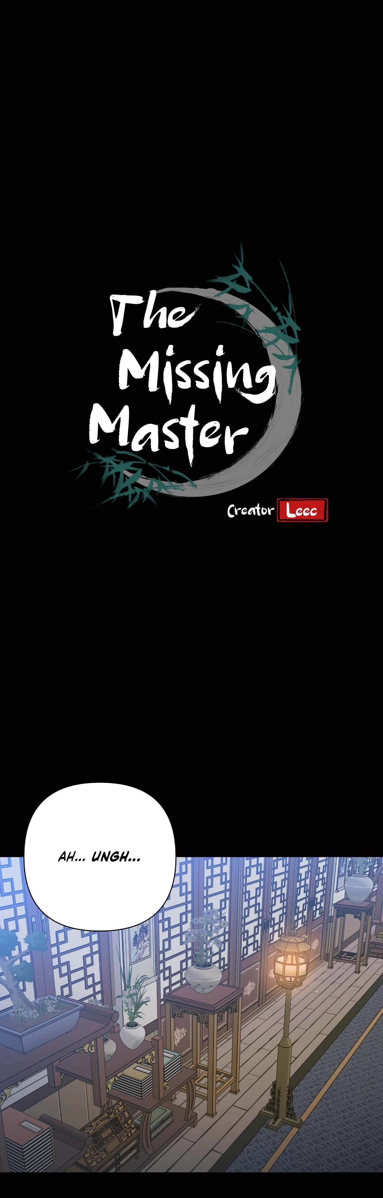 The Missing Master Chapter 8 page 1 - 