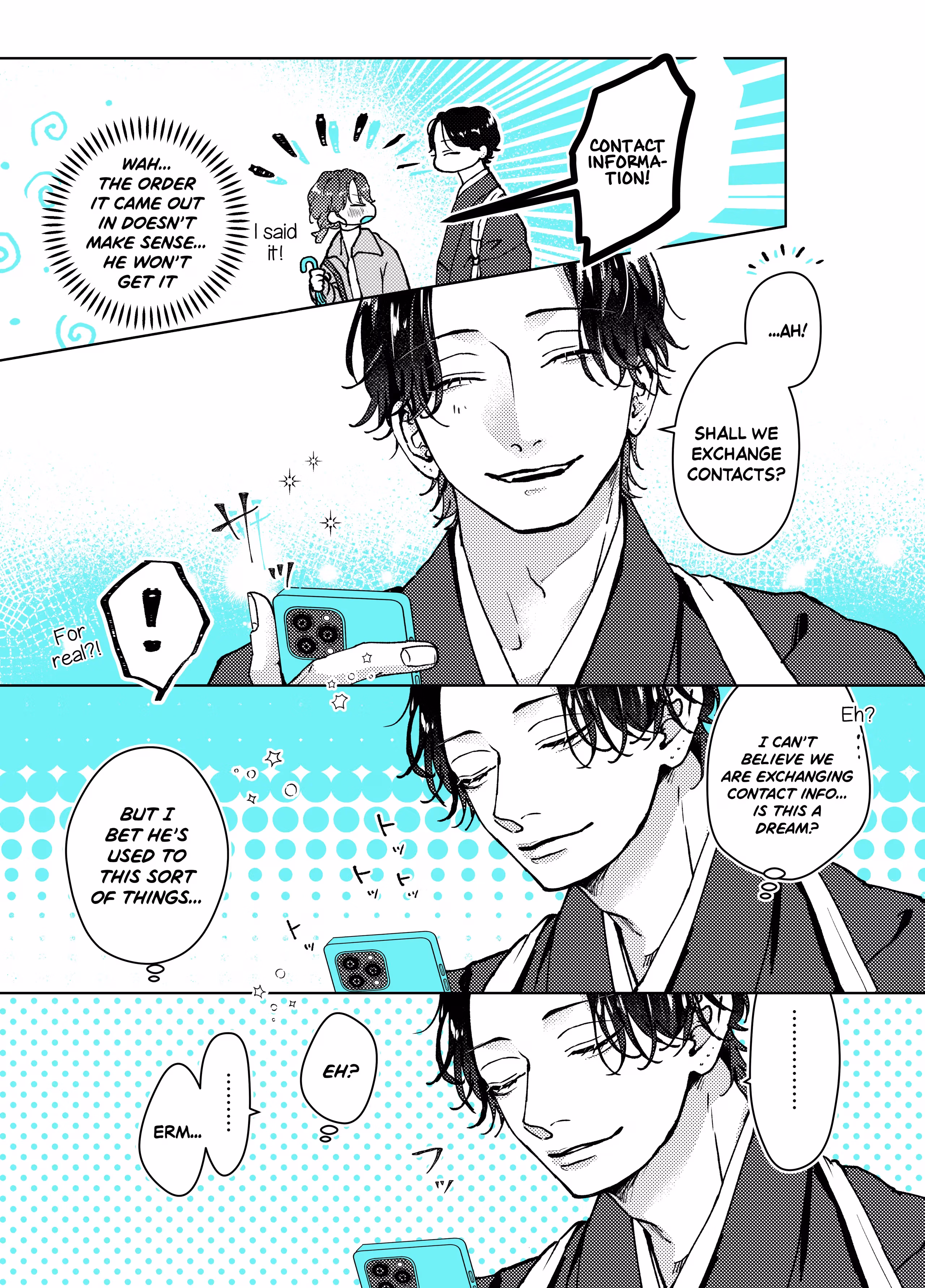 The Older Guy at the Restaurant Who Seems like a Player. Chapter 2 page 3 - 