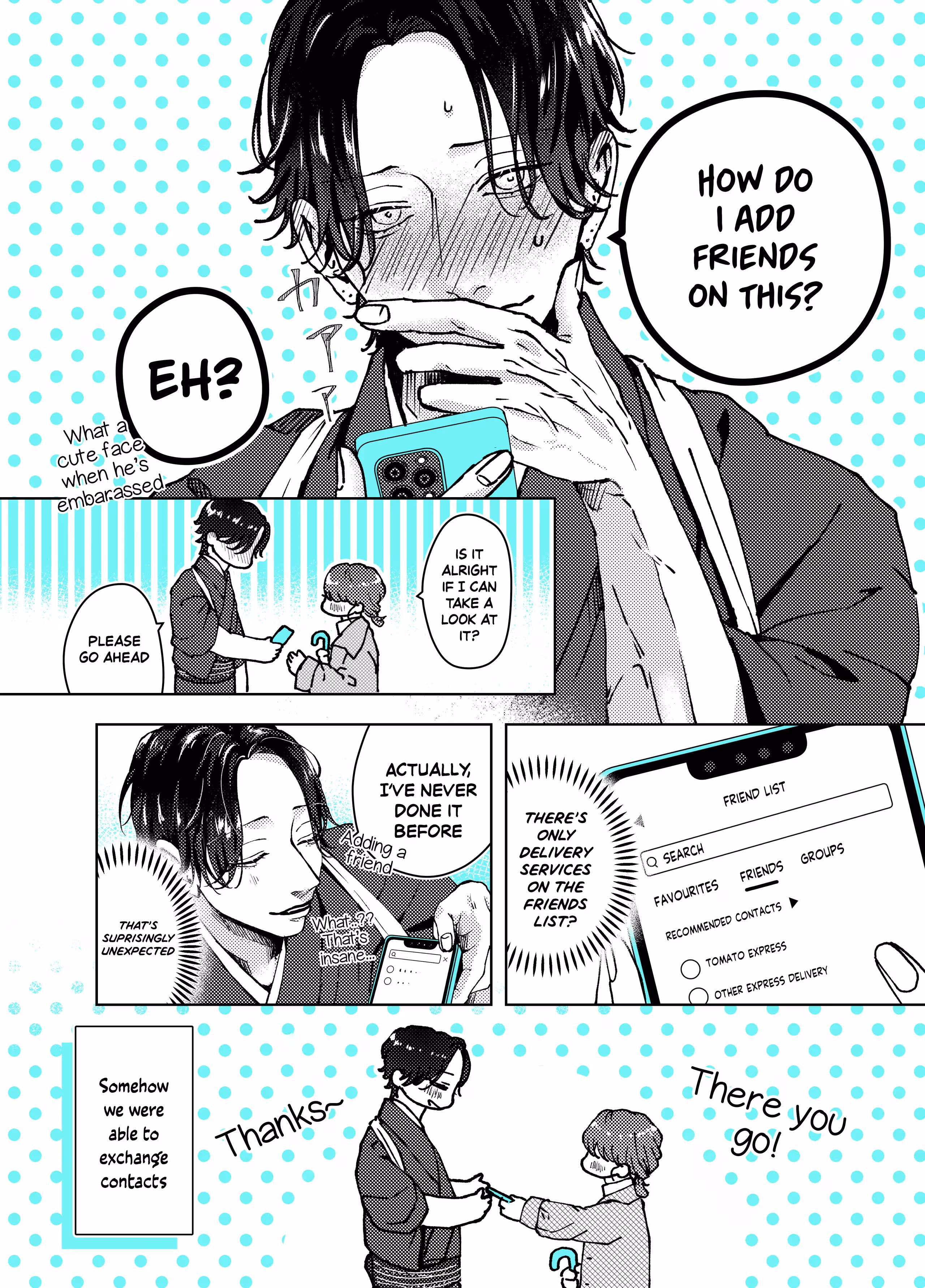 The Older Guy at the Restaurant Who Seems like a Player. Chapter 2 page 4 - 