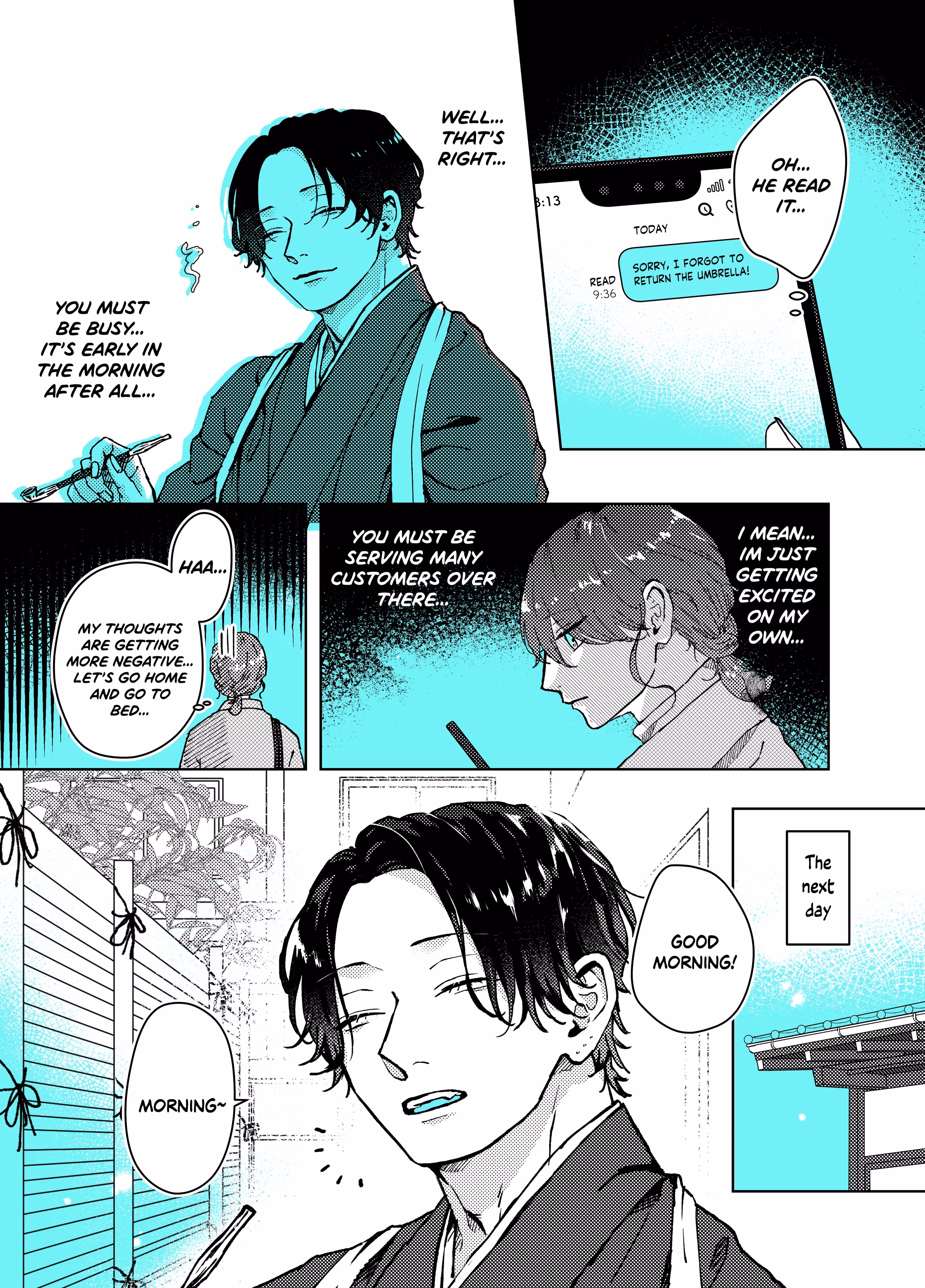 The Older Guy at the Restaurant Who Seems like a Player. Chapter 3 page 3 - 