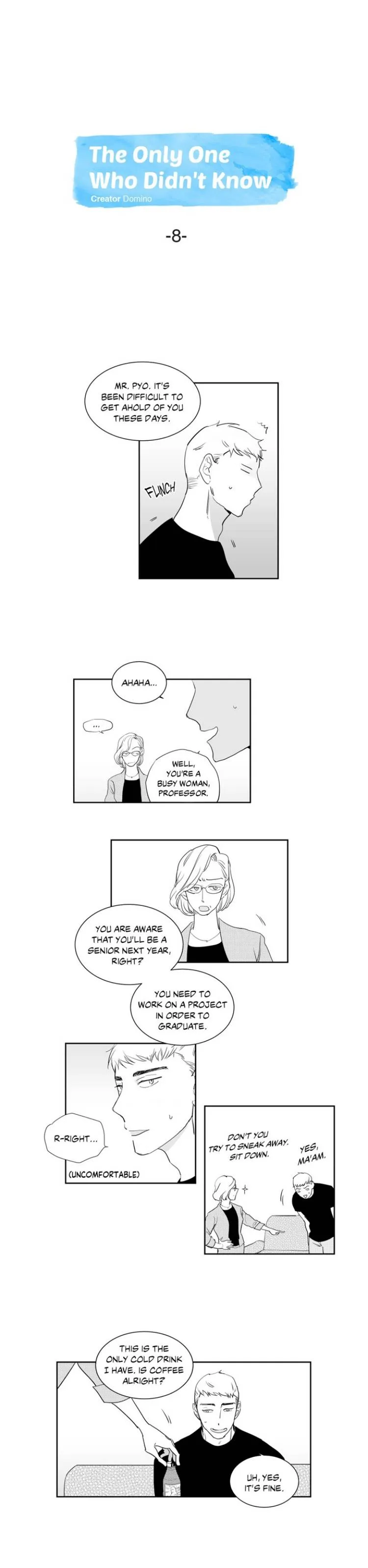 The Only One Who Didn't Know Chapter 8 page 1 - 